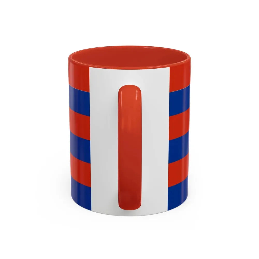 Flag of Szczecin Poland - Accent Coffee Mug - Go Mug Yourself