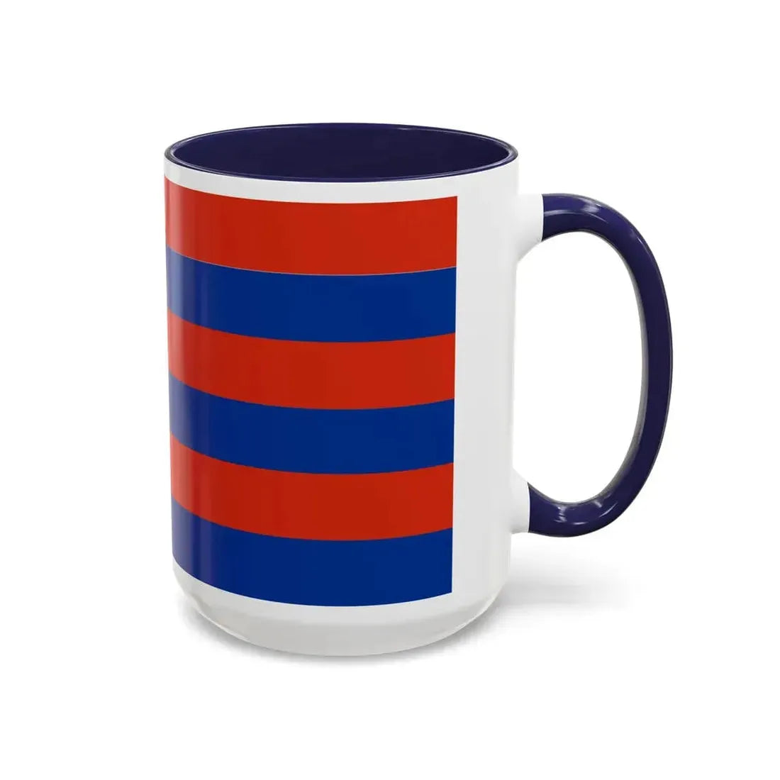 Flag of Szczecin Poland - Accent Coffee Mug - Go Mug Yourself