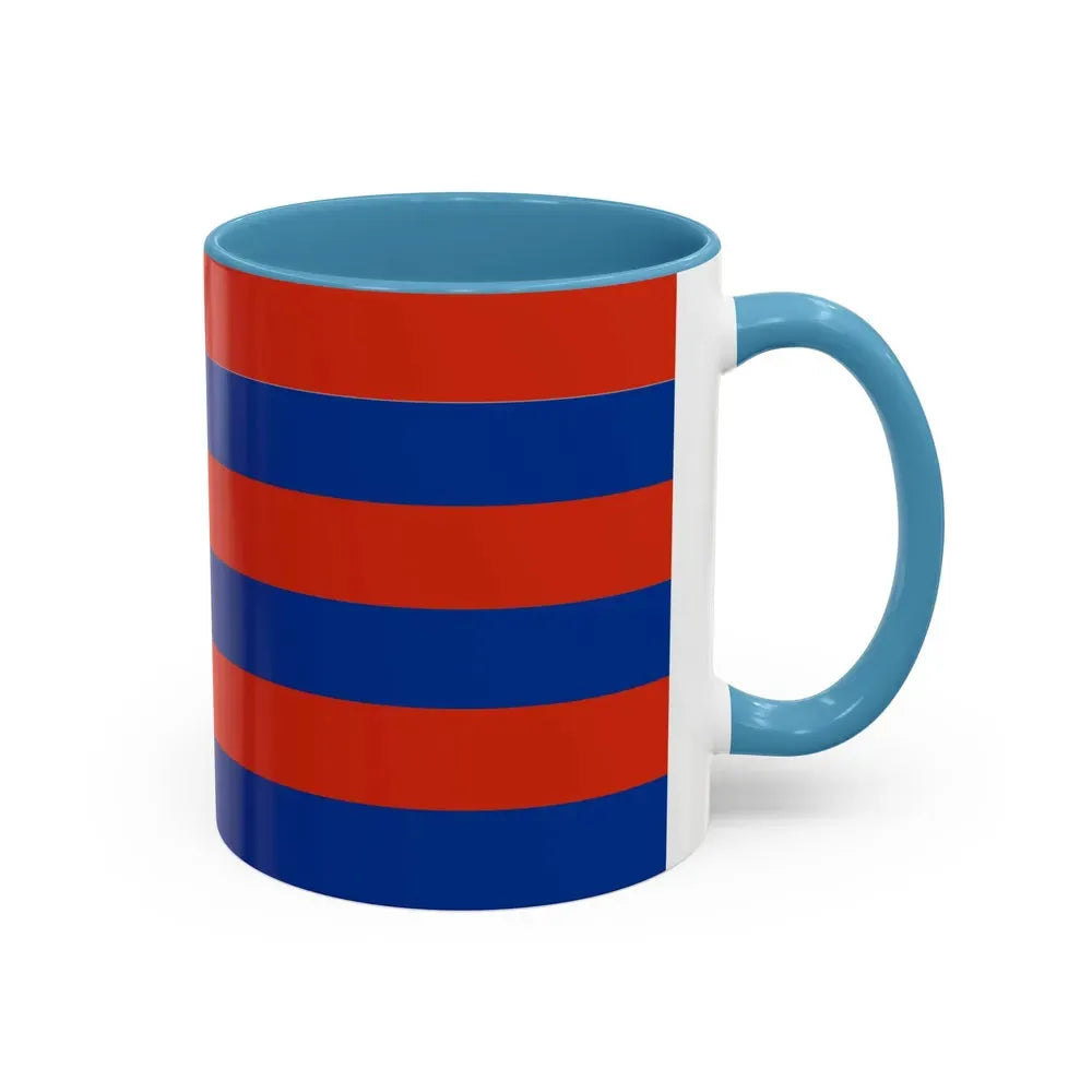 Flag of Szczecin Poland - Accent Coffee Mug - Go Mug Yourself