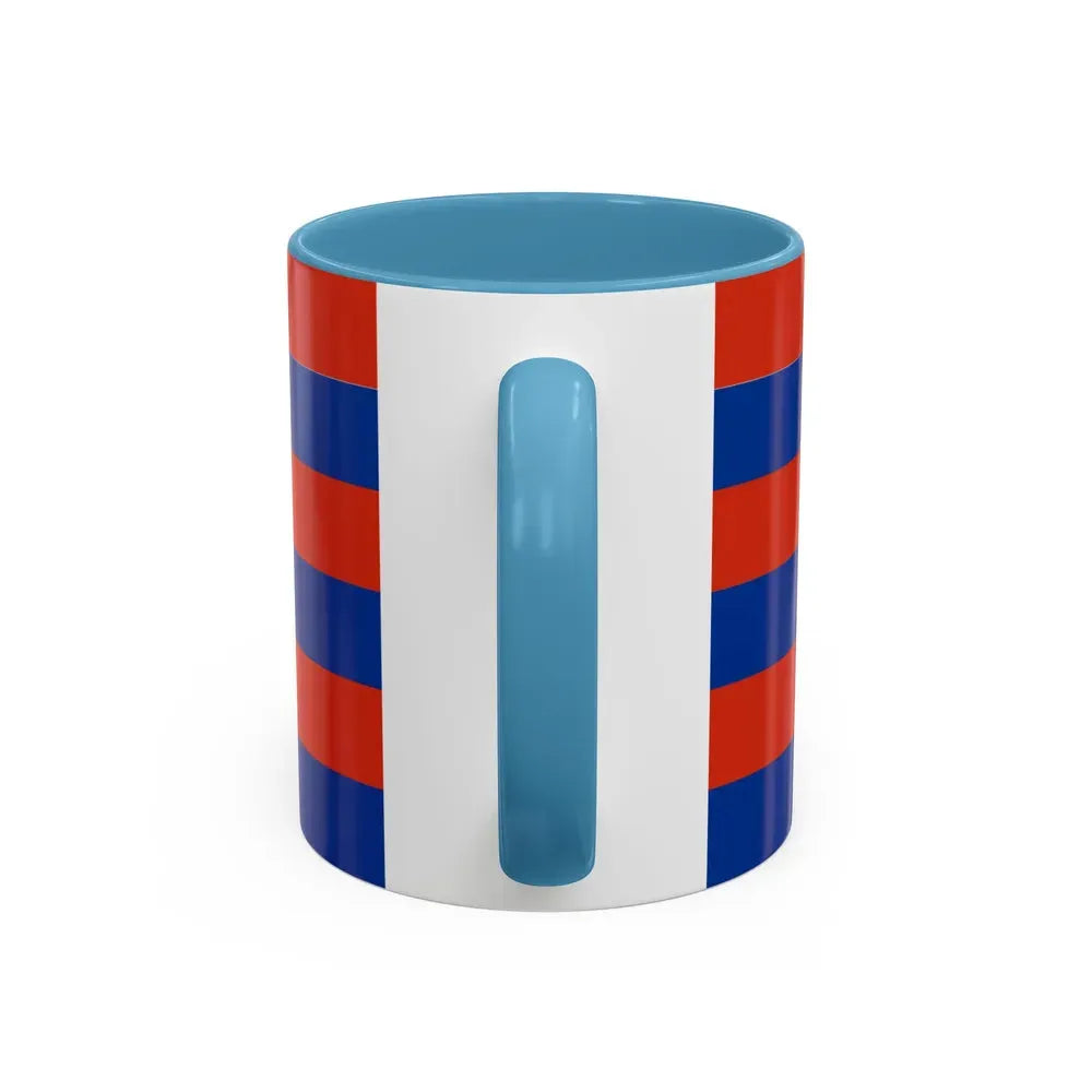 Flag of Szczecin Poland - Accent Coffee Mug - Go Mug Yourself