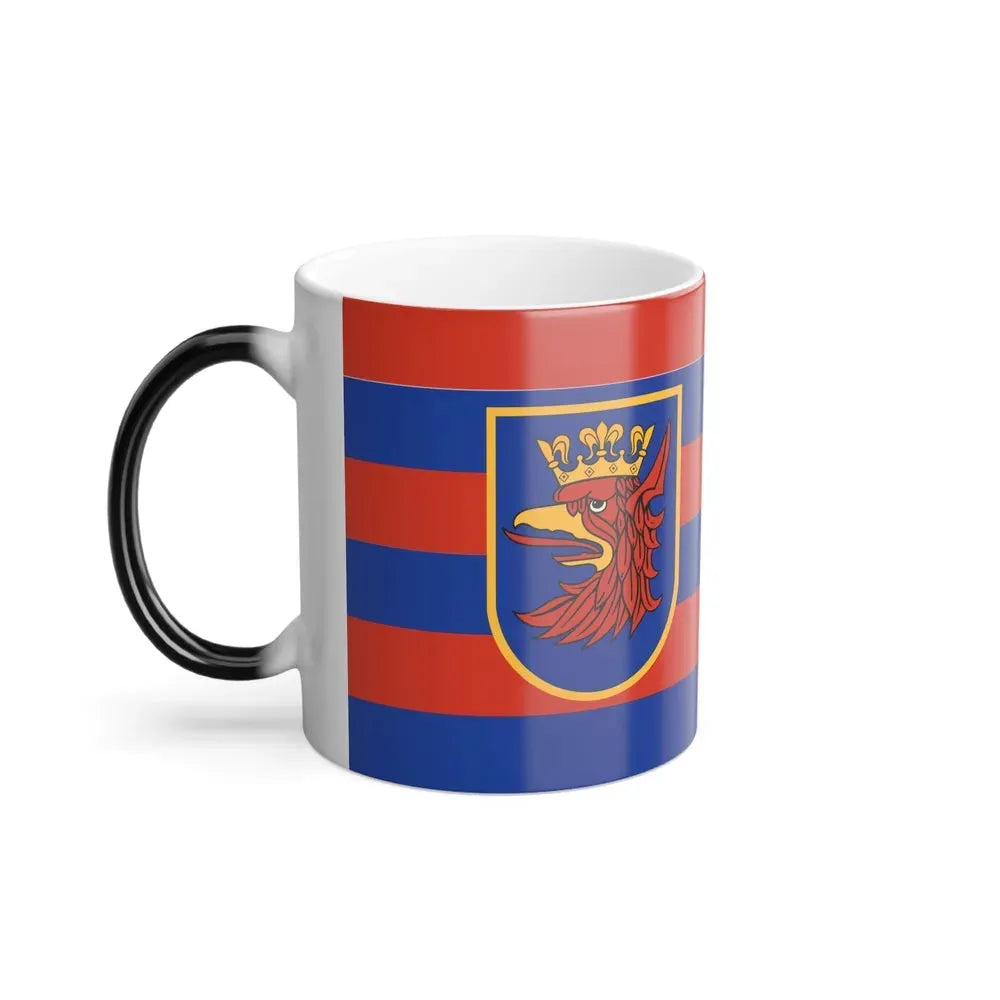 Flag of Szczecin Poland - Color Changing Coffee Mug - Go Mug Yourself