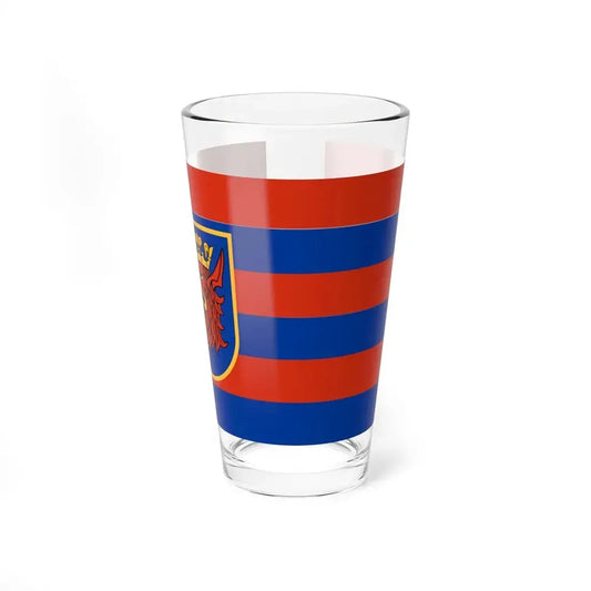 Flag of Szczecin Poland - Pint Glass 16oz 16oz - Go Mug Yourself