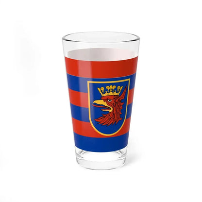 Flag of Szczecin Poland - Pint Glass 16oz - Go Mug Yourself