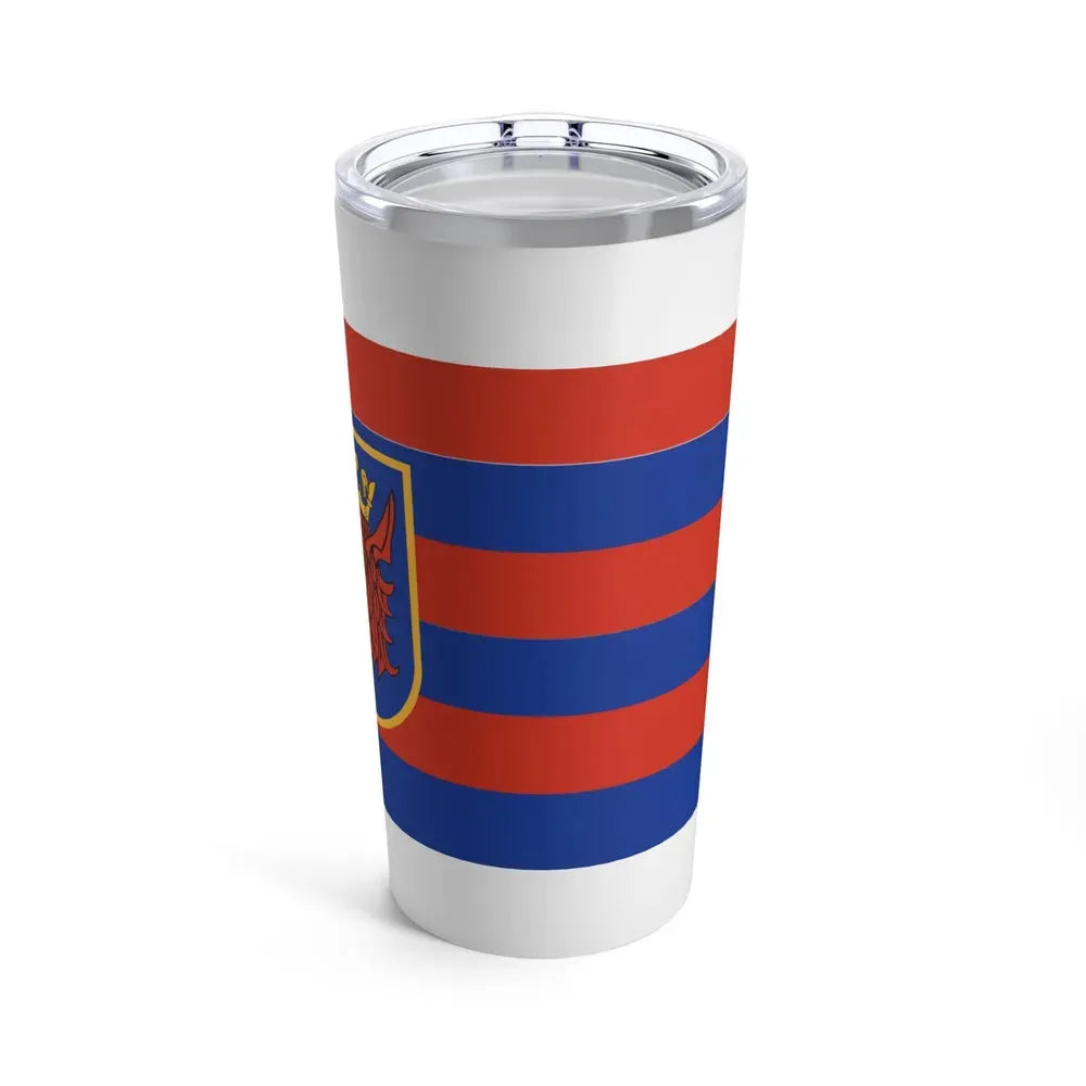 Flag of Szczecin Poland - Tumbler 20oz 20oz - Go Mug Yourself
