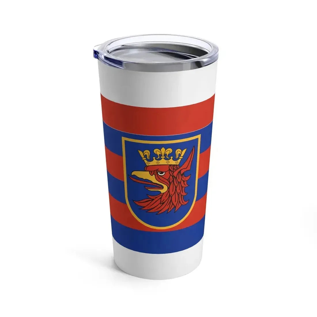 Flag of Szczecin Poland - Tumbler 20oz - Go Mug Yourself