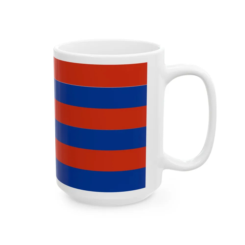 Flag of Szczecin Poland - White Coffee Mug-Go Mug Yourself