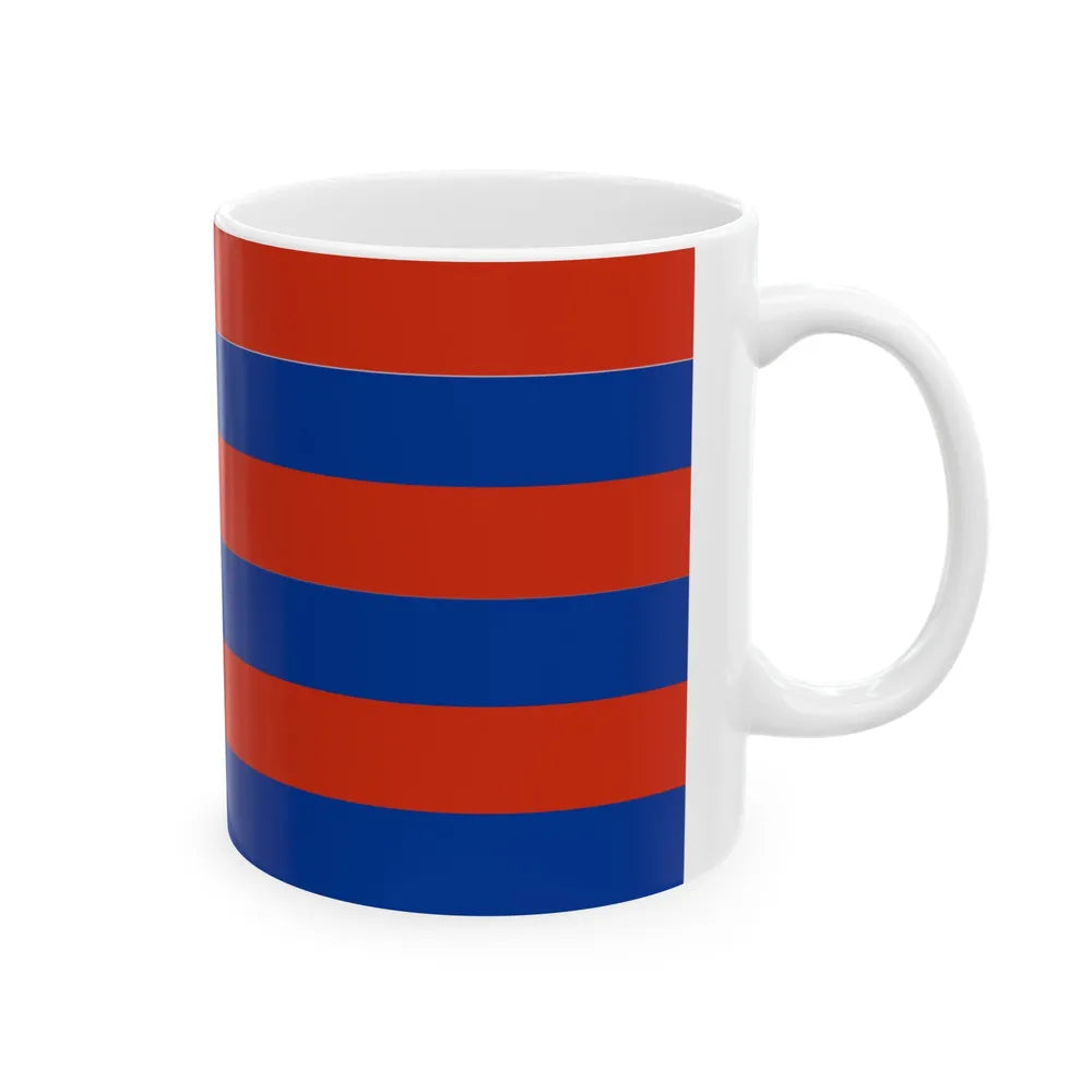 Flag of Szczecin Poland - White Coffee Mug-Go Mug Yourself