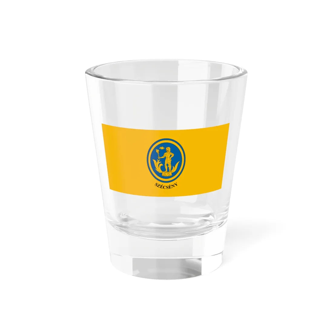 Flag of Szecseny (Hungary) Shot Glass 1.5oz 1.5oz - Go Mug Yourself