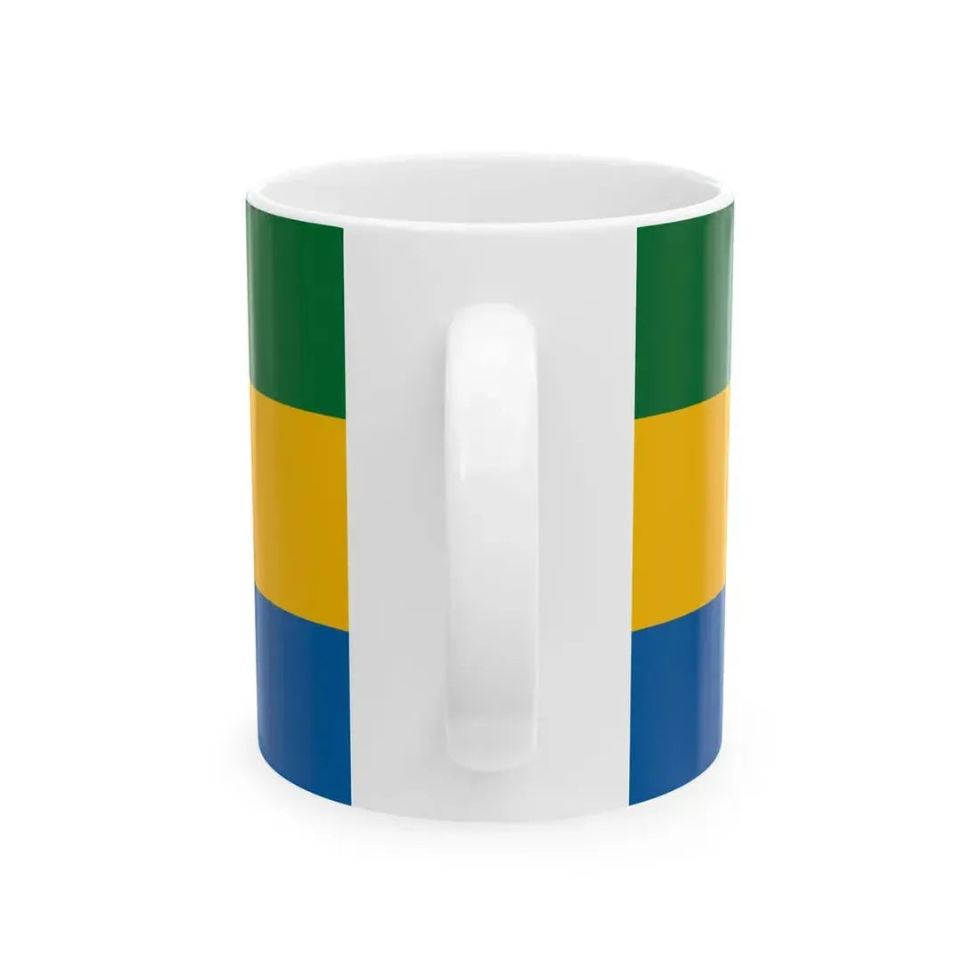 Flag of Szecsenyfelfalu (Hungary) White Coffee Mug - Go Mug Yourself