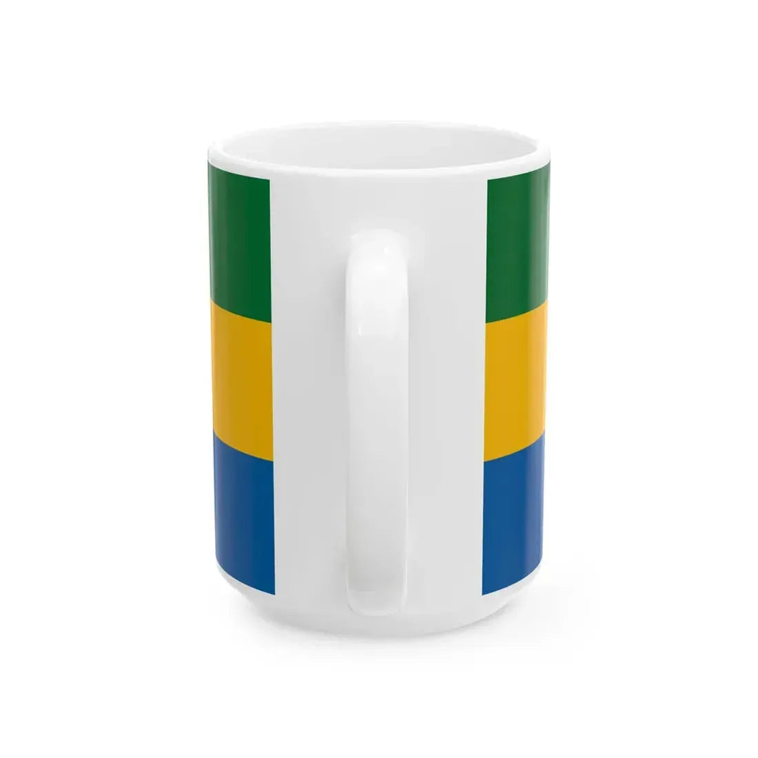 Flag of Szecsenyfelfalu (Hungary) White Coffee Mug - Go Mug Yourself