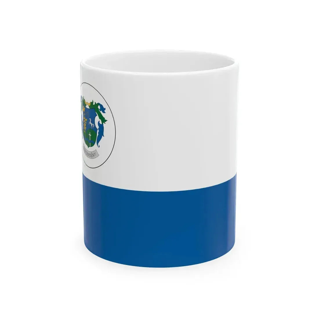 Flag of Szederkeny (Hungary) White Coffee Mug 11oz - Go Mug Yourself