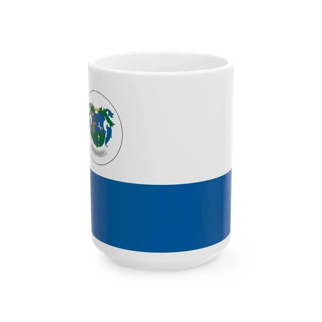 Flag of Szederkeny (Hungary) White Coffee Mug 15oz - Go Mug Yourself