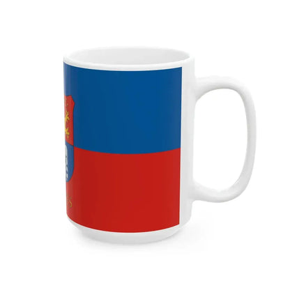 Flag of Szedres (Hungary) White Coffee Mug - Go Mug Yourself