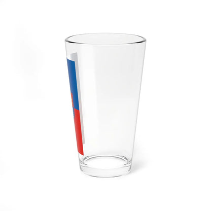 Flag of Szedres vertical (Hungary) Pint Glass 16oz - Go Mug Yourself