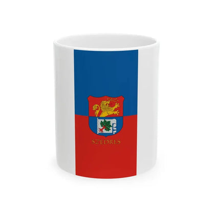 Flag of Szedres vertical (Hungary) White Coffee Mug 11oz - Go Mug Yourself