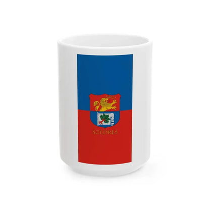 Flag of Szedres vertical (Hungary) White Coffee Mug 15oz - Go Mug Yourself