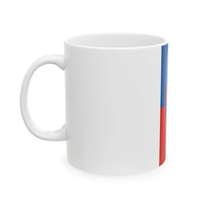 Flag of Szedres vertical (Hungary) White Coffee Mug - Go Mug Yourself