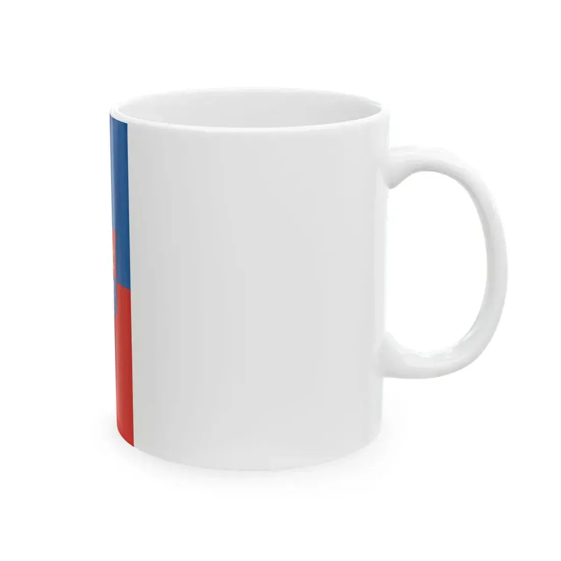 Flag of Szedres vertical (Hungary) White Coffee Mug - Go Mug Yourself