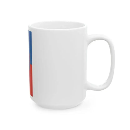 Flag of Szedres vertical (Hungary) White Coffee Mug - Go Mug Yourself
