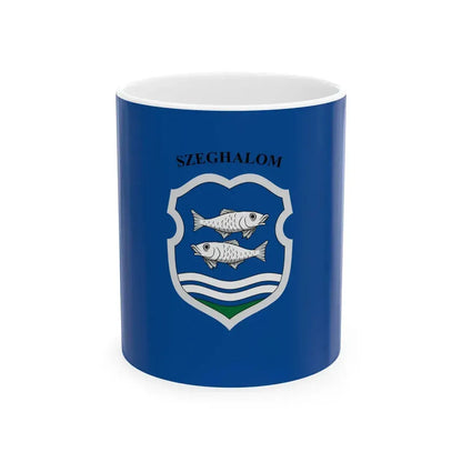 Flag of Szeghalom (Hungary) White Coffee Mug 11oz - Go Mug Yourself