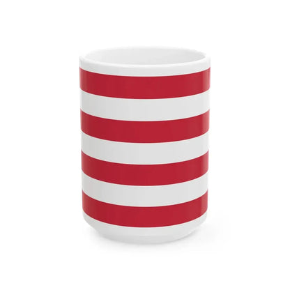 Flag of Szekesfehervar 1941 (Hungary) White Coffee Mug 15oz - Go Mug Yourself
