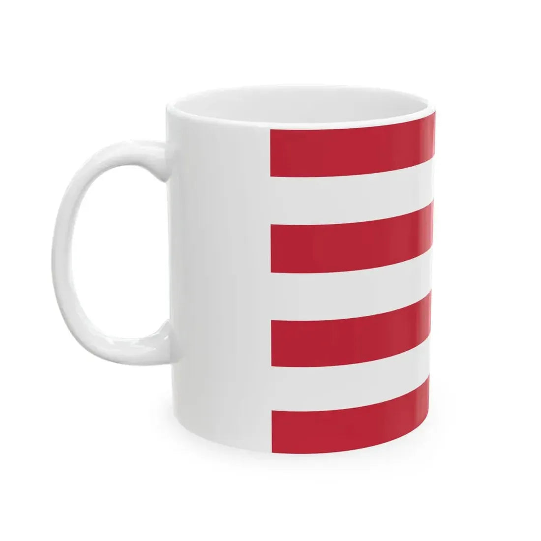 Flag of Szekesfehervar 1941 (Hungary) White Coffee Mug - Go Mug Yourself
