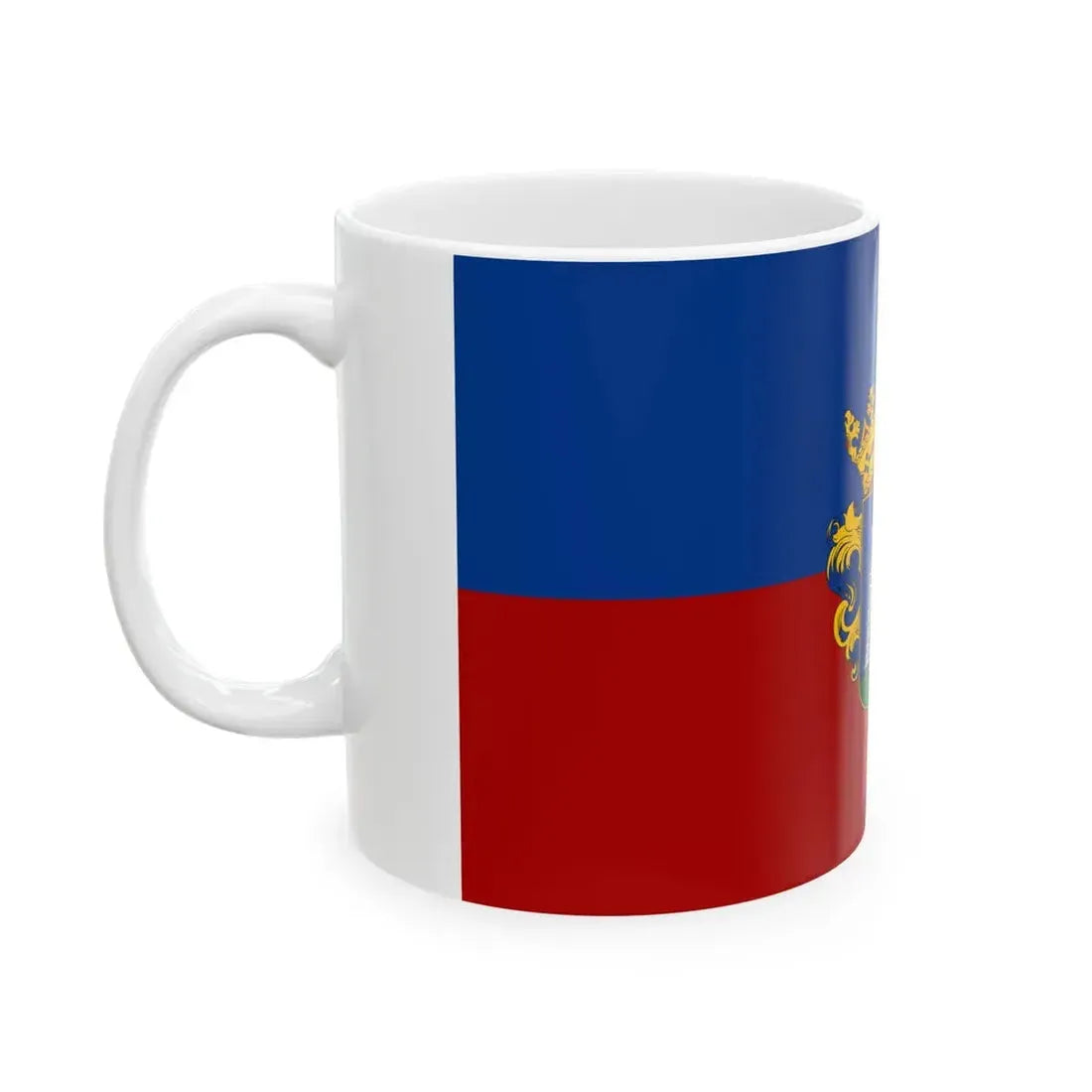 Flag of Szekesfehervar (Hungary) White Coffee Mug - Go Mug Yourself