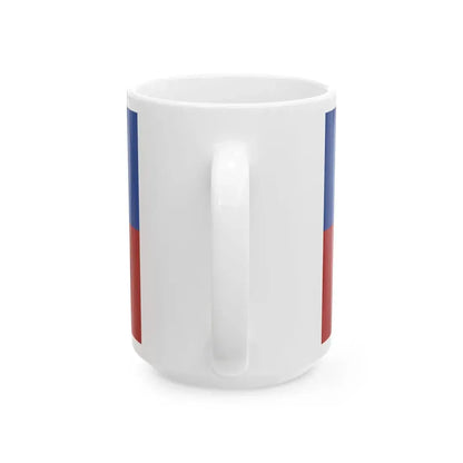 Flag of Szekesfehervar (Hungary) White Coffee Mug - Go Mug Yourself