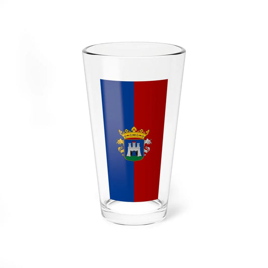 Flag of Szekesfehervar vertical (Hungary) Pint Glass 16oz 16oz - Go Mug Yourself