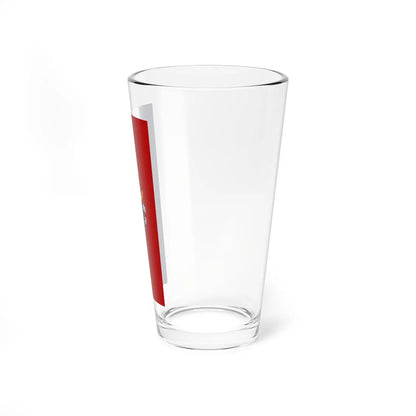 Flag of Szekesfehervar vertical (Hungary) Pint Glass 16oz - Go Mug Yourself