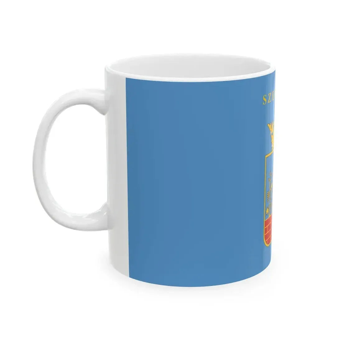 Flag of Szekszard (Hungary) White Coffee Mug - Go Mug Yourself