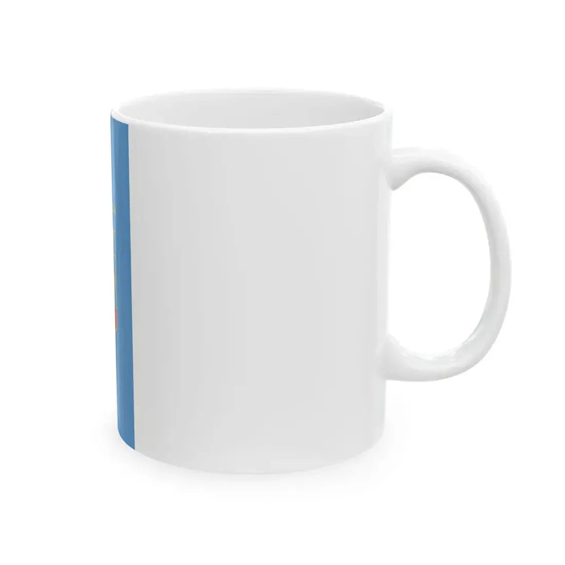 Flag of Szekszard vertical (Hungary) White Coffee Mug - Go Mug Yourself