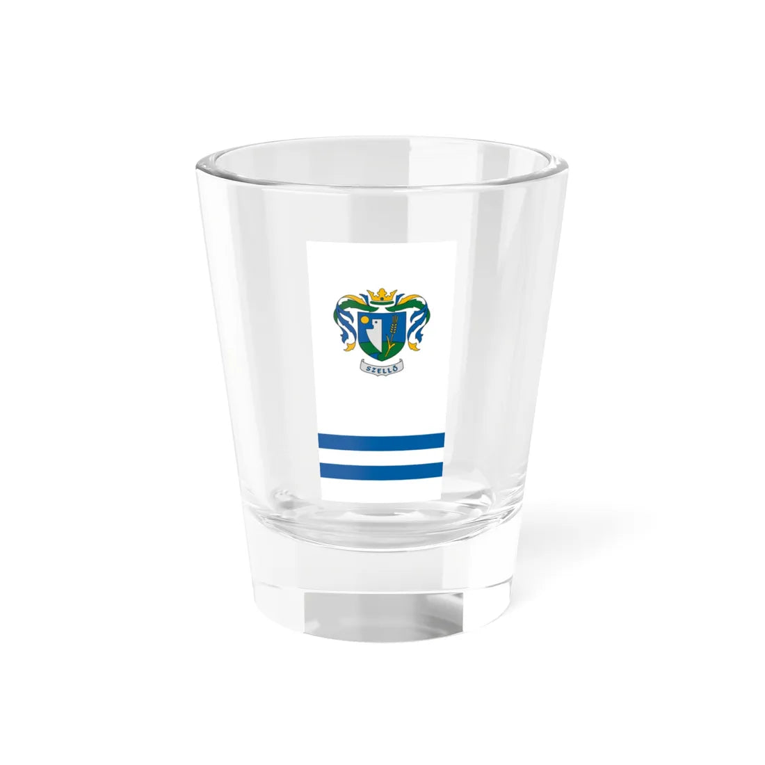 Flag of Szello (Hungary) Shot Glass 1.5oz 1.5oz - Go Mug Yourself