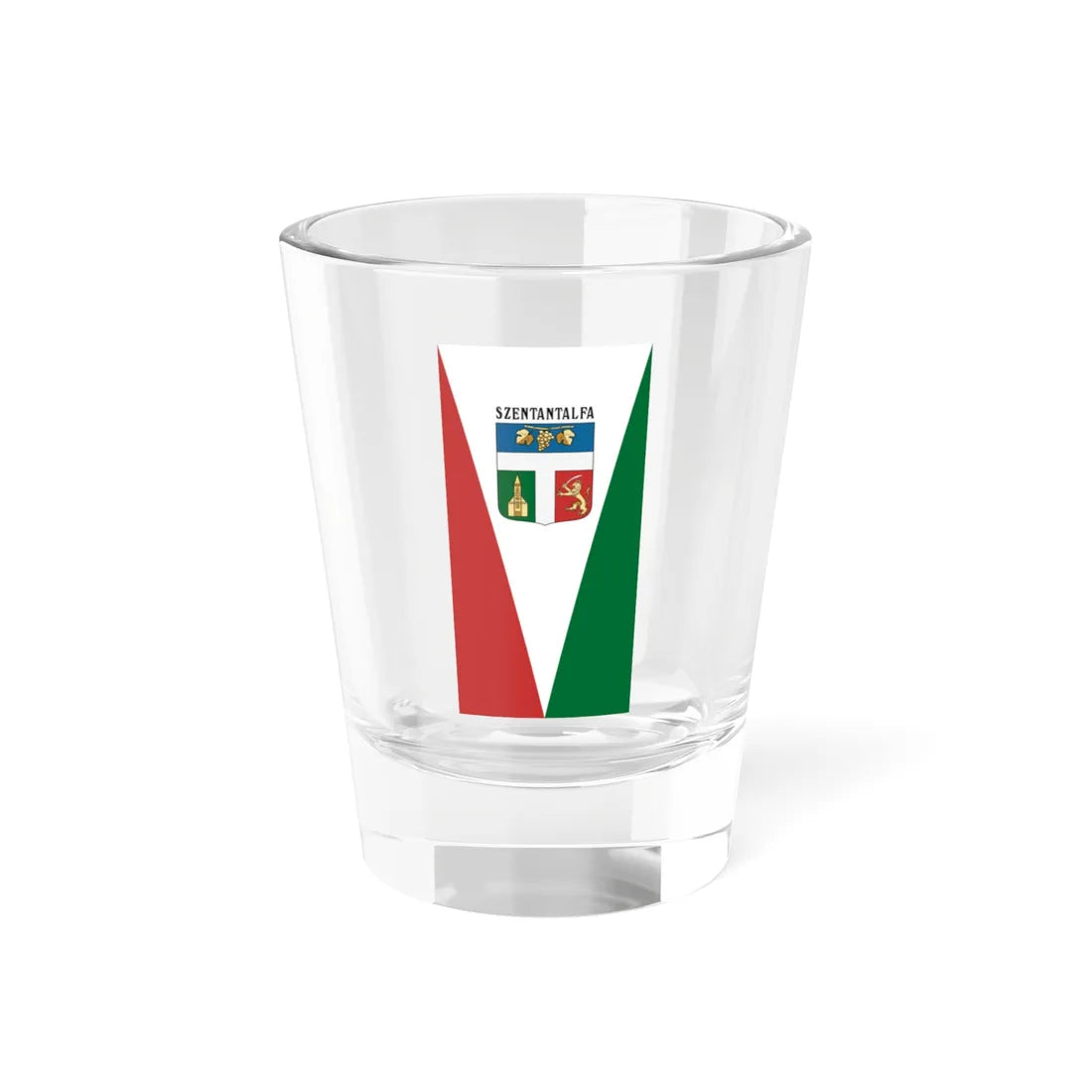 Flag of Szentantalfa (Hungary) Shot Glass 1.5oz 1.5oz - Go Mug Yourself