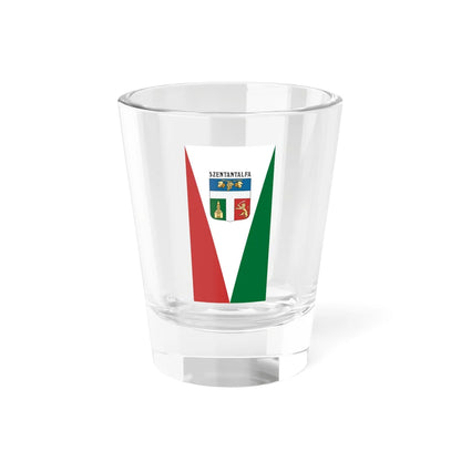 Flag of Szentantalfa (Hungary) Shot Glass 1.5oz 1.5oz - Go Mug Yourself