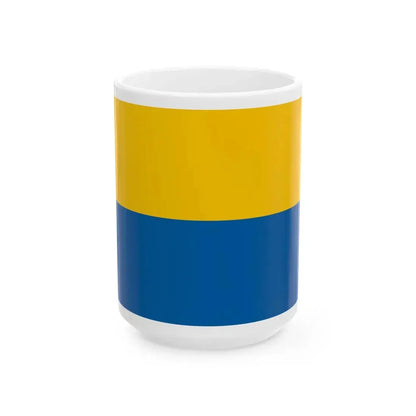 Flag of Szentendre 1941 (Hungary) White Coffee Mug 15oz - Go Mug Yourself