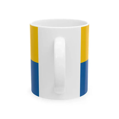 Flag of Szentendre (Hungary) White Coffee Mug - Go Mug Yourself