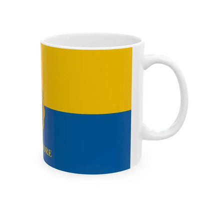 Flag of Szentendre (Hungary) White Coffee Mug - Go Mug Yourself