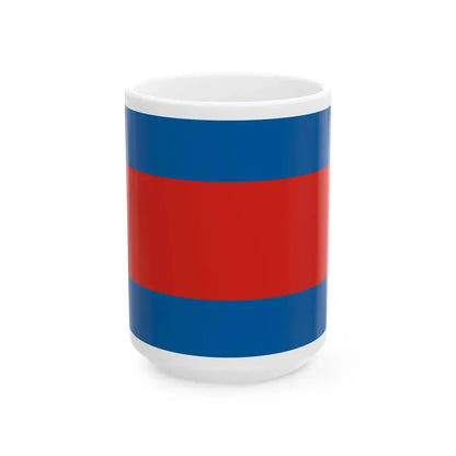 Flag of Szentes 1941 (Hungary) White Coffee Mug 15oz - Go Mug Yourself