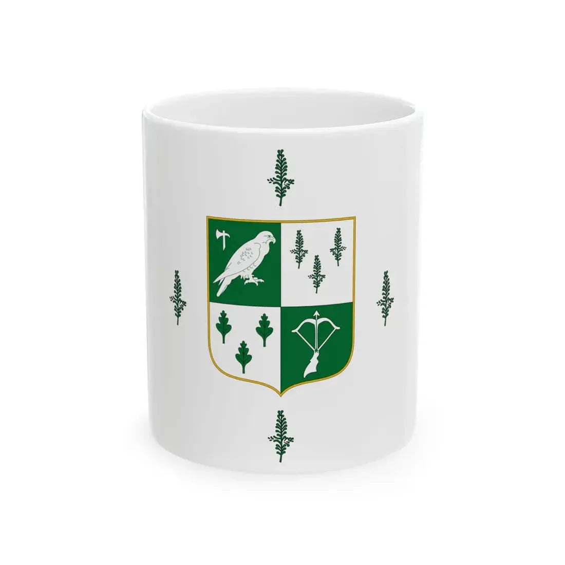 Flag of Szentgal (Hungary) White Coffee Mug 11oz - Go Mug Yourself