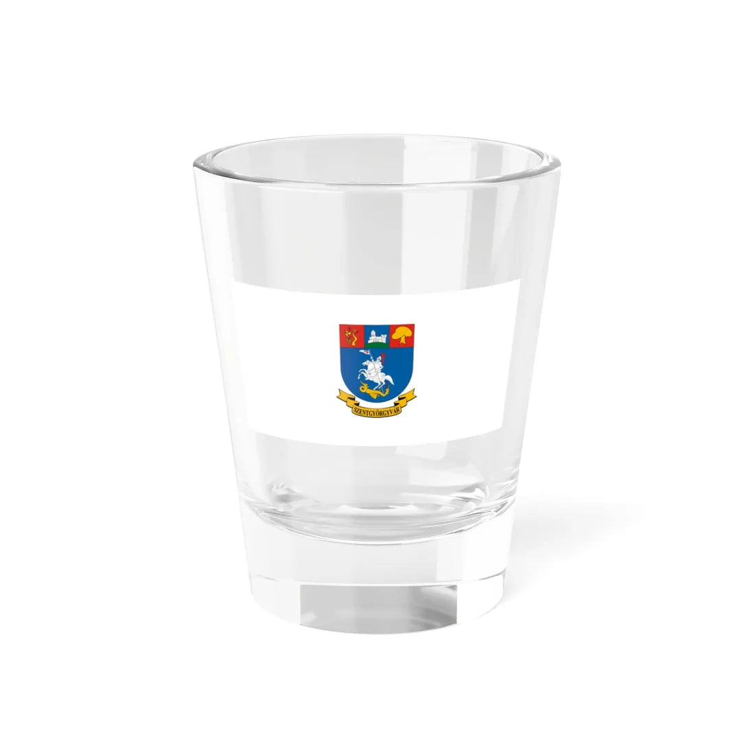 Flag of Szentgyorgyvar (Hungary) Shot Glass 1.5oz 1.5oz - Go Mug Yourself