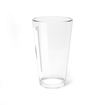 Flag of Szentgyorgyvar vertical (Hungary) Pint Glass 16oz - Go Mug Yourself