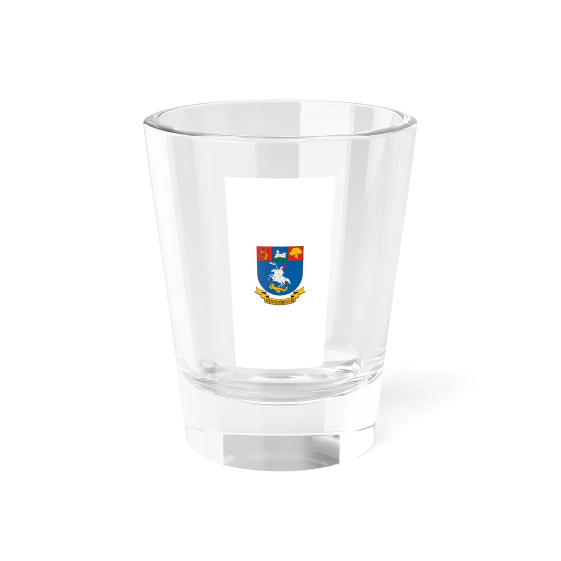 Flag of Szentgyorgyvar vertical (Hungary) Shot Glass 1.5oz 1.5oz - Go Mug Yourself