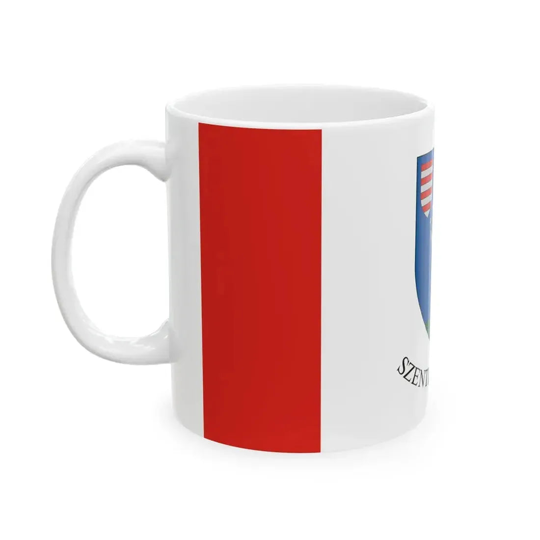 Flag of Szentimrefalva (Hungary) White Coffee Mug - Go Mug Yourself