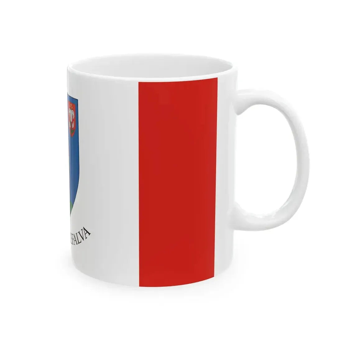 Flag of Szentimrefalva (Hungary) White Coffee Mug - Go Mug Yourself