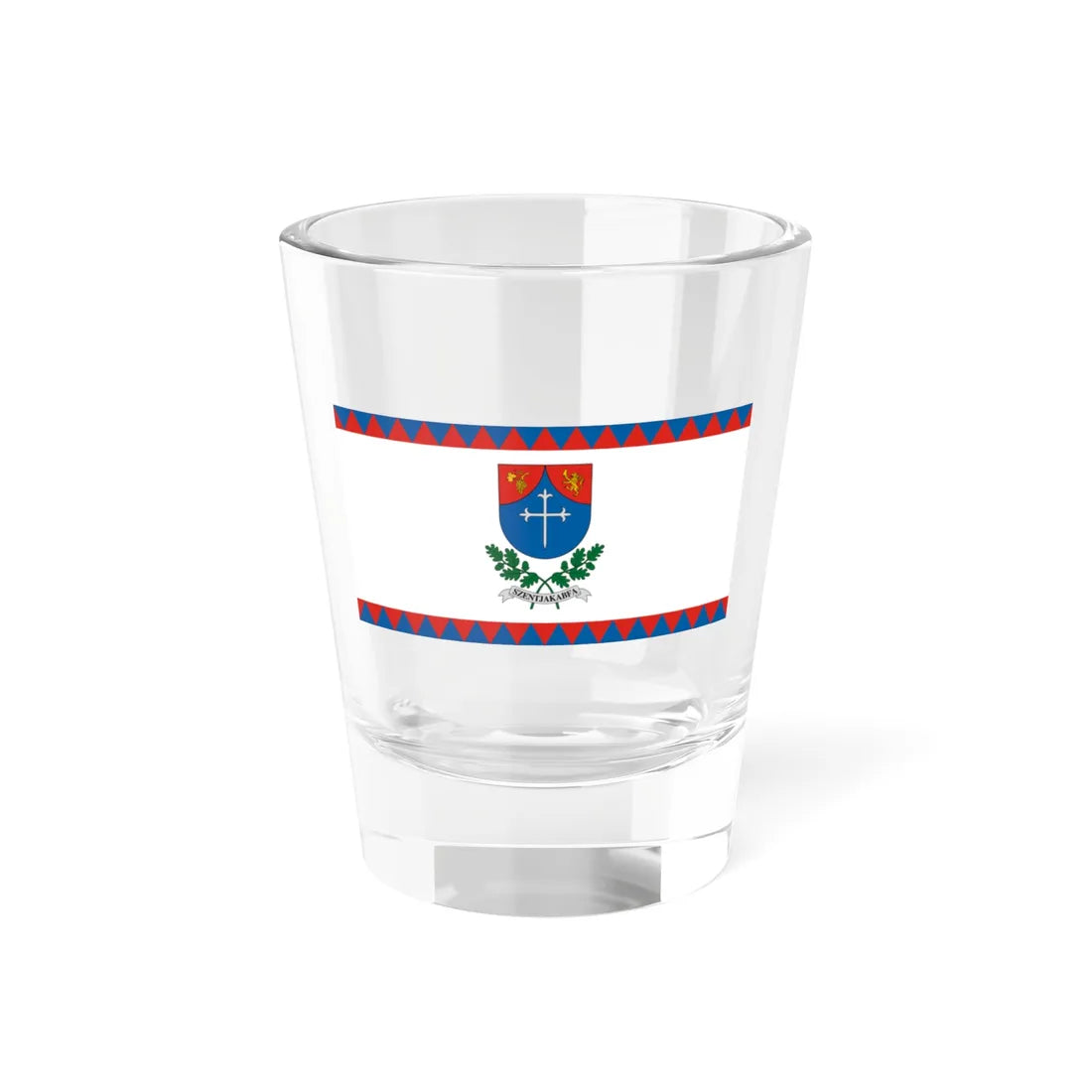 Flag of Szentjakabfa (Hungary) Shot Glass 1.5oz 1.5oz - Go Mug Yourself