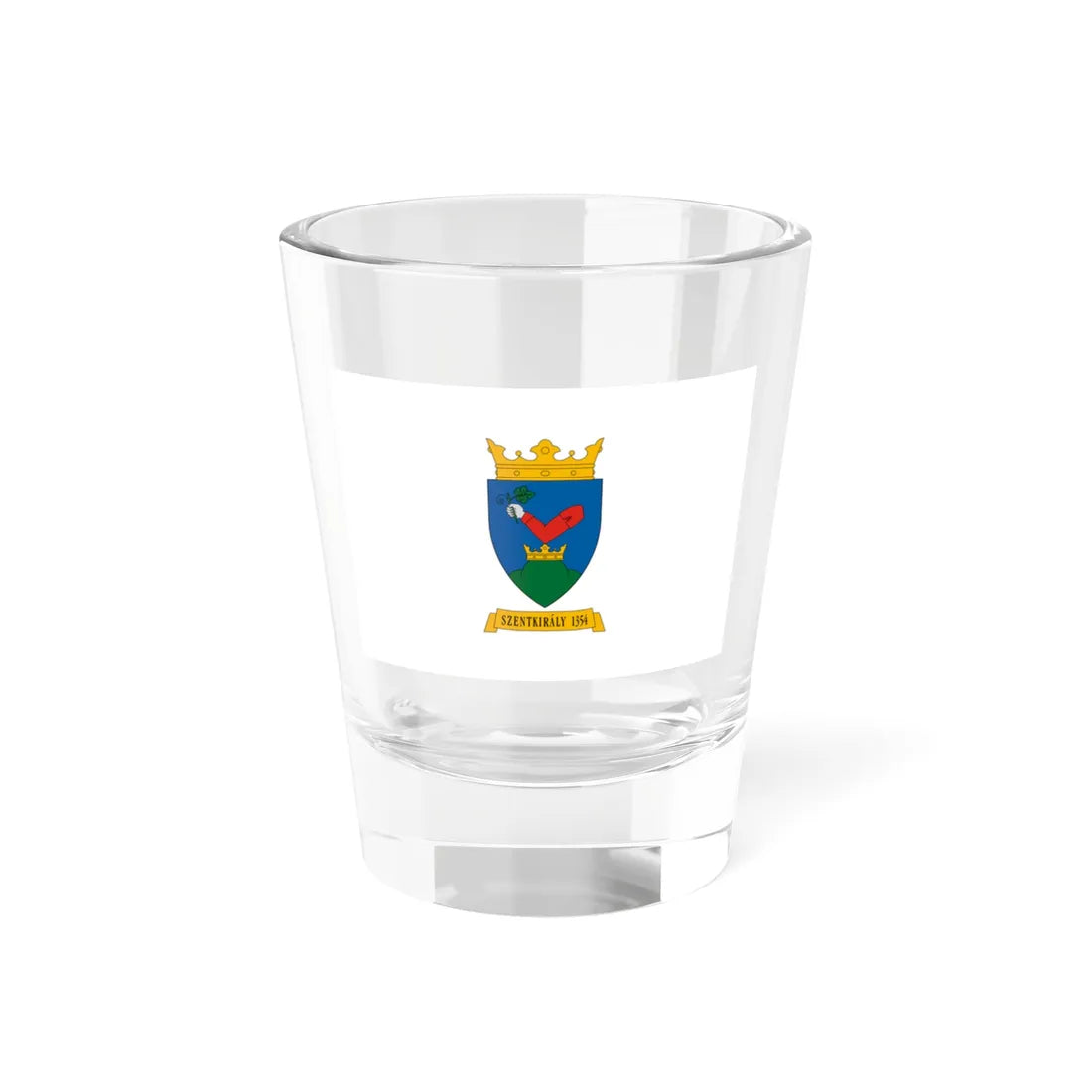Flag of Szentkiraly (Hungary) Shot Glass 1.5oz 1.5oz - Go Mug Yourself