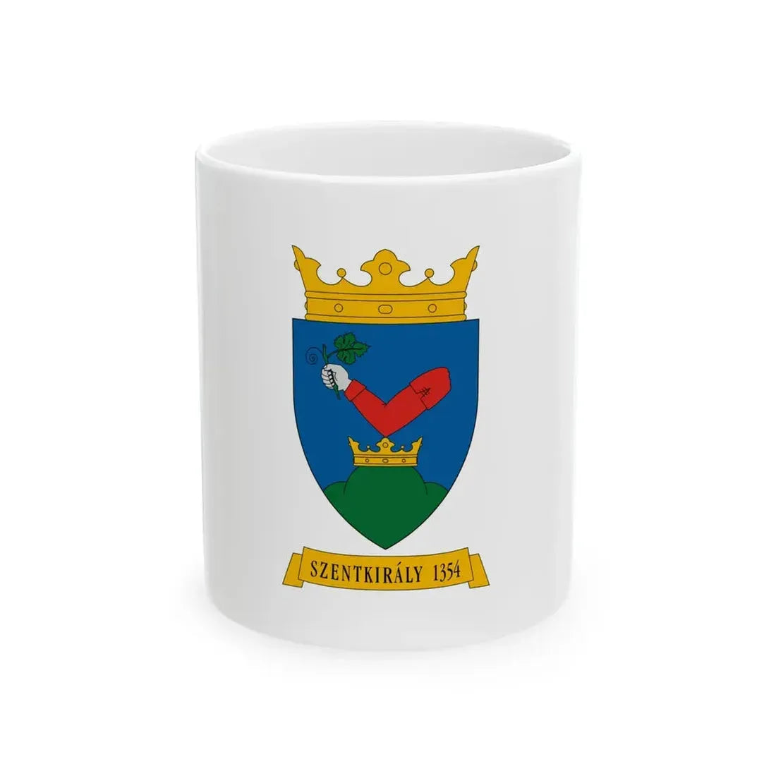 Flag of Szentkiraly (Hungary) White Coffee Mug 11oz - Go Mug Yourself