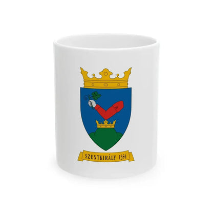 Flag of Szentkiraly (Hungary) White Coffee Mug 11oz - Go Mug Yourself