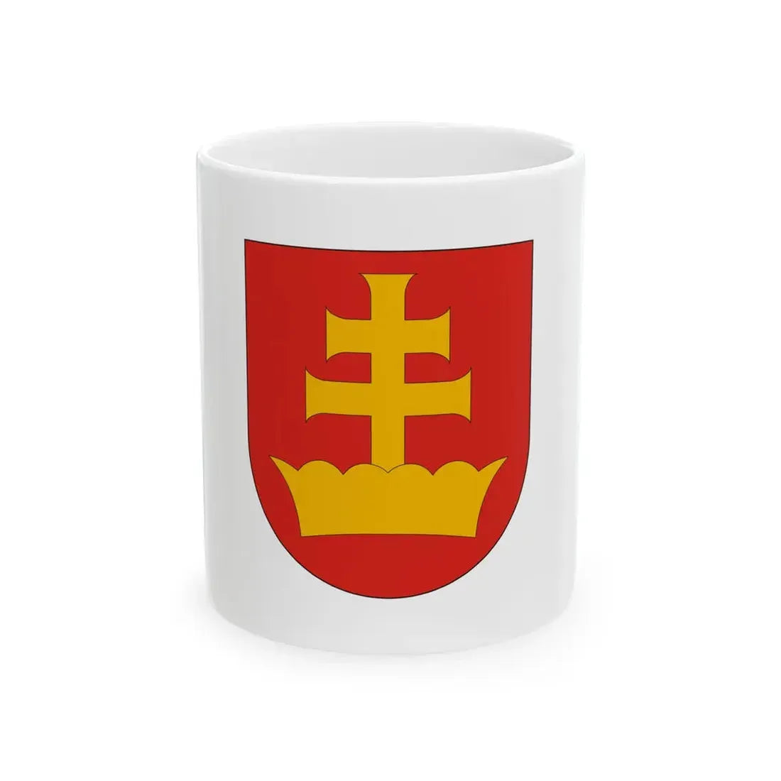 Flag of Szentkiralyszabadja (Hungary) White Coffee Mug 11oz - Go Mug Yourself